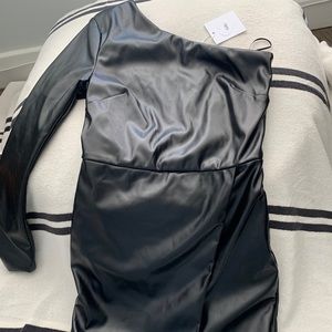 Black One Shoulder Dress